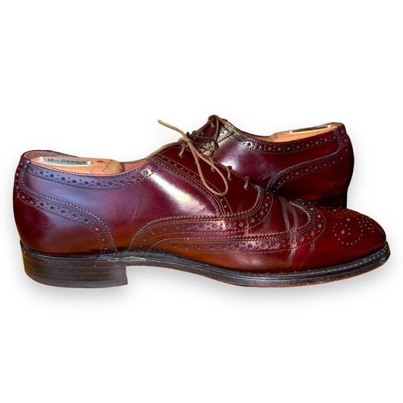 Hanover Handmade in USA Wingtip Oxford Dress Shoes 9.5 - Picture 5 of 10